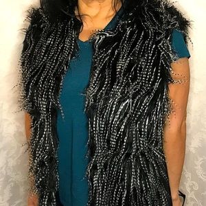 Miss London Faux Fur Vest